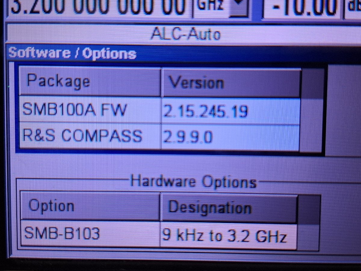 NBC R&S SMB100A RF Microwave Signal Generator 9kHz 3.2GHz Opt B103 K22 K23 [m1211751875]