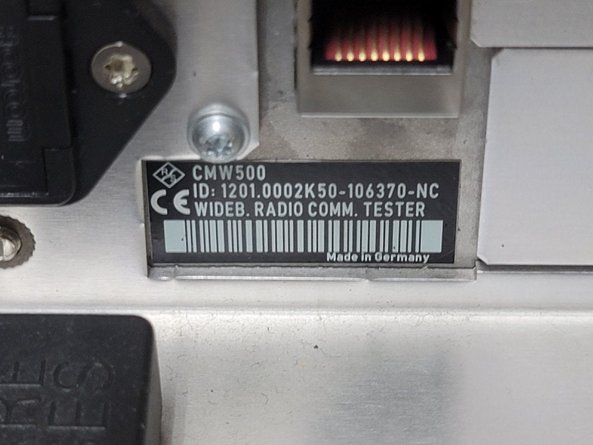 NBC R&S CMW500 Wideband Radio Communication Tester [u1211765690]