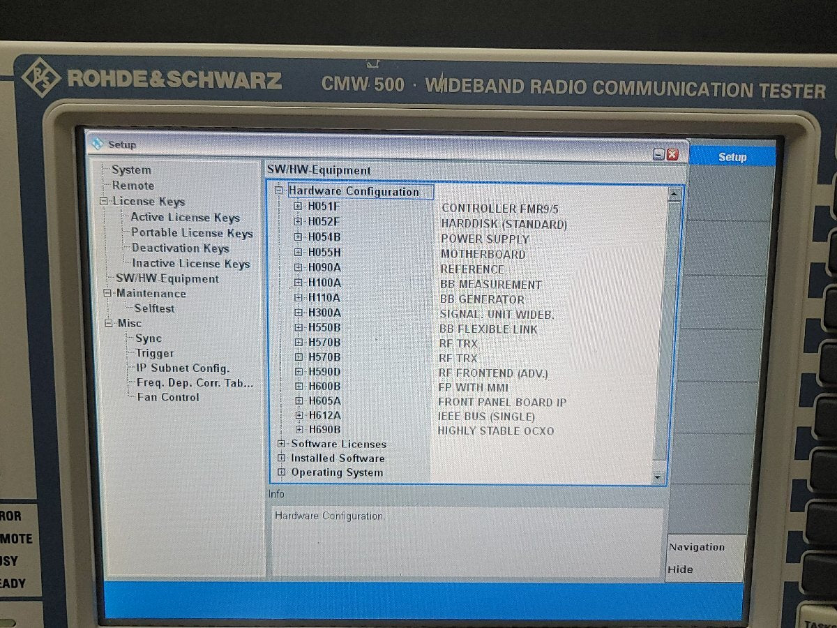 NBC R&S CMW500 Wideband Radio Communication Tester [w1211766243]