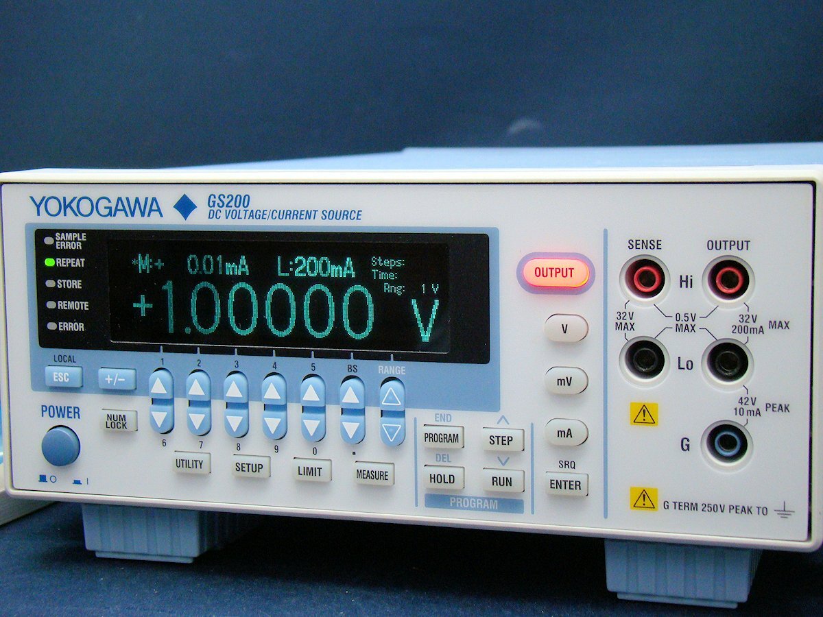 Yokogawa GS210 DC/DC Stabilized Power Supply Voltage Current Source 5.5 Digits Monitor Function [f1211767338]