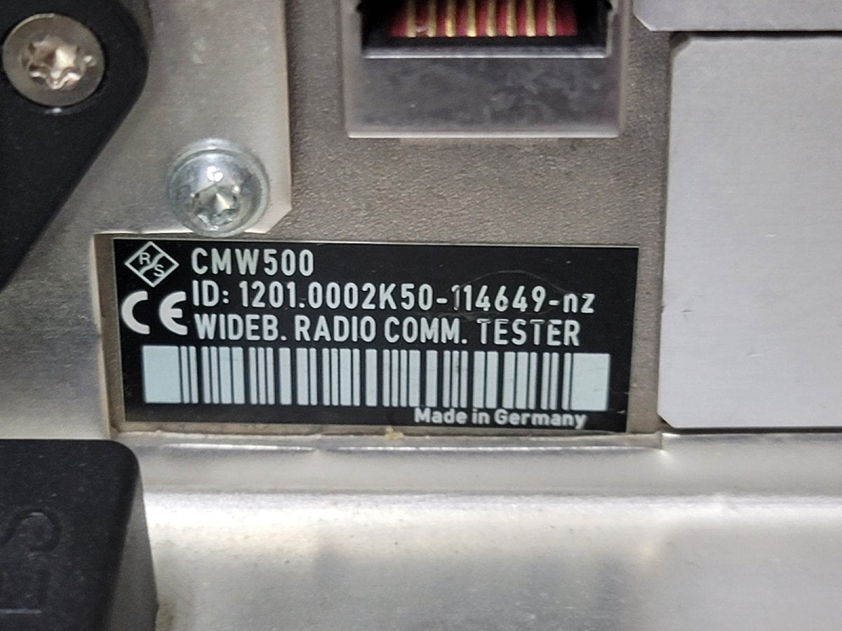 NBC R&S CMW500 Wideband Radio Communication Tester [1211785305]