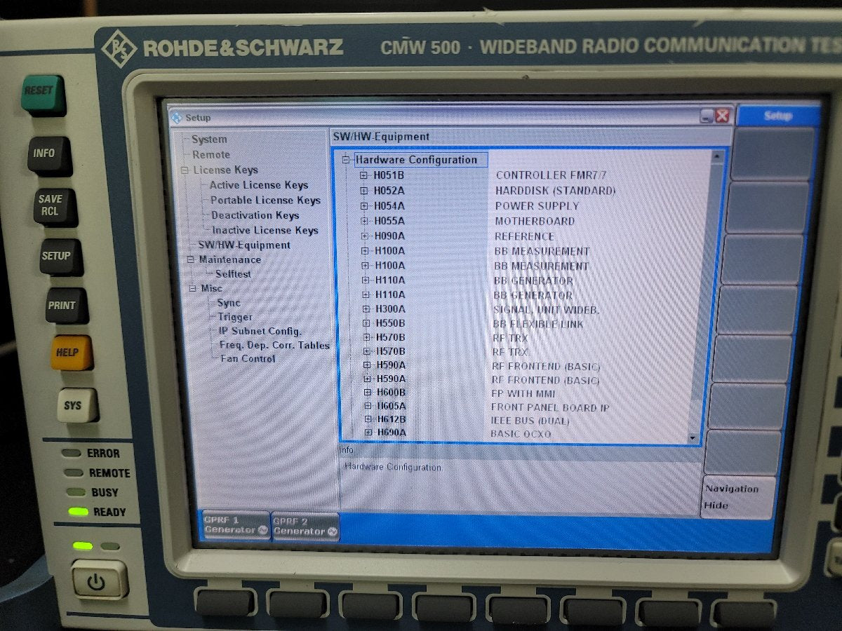 NBC R&S CMW500 Wideband Radio Communication Tester [1211785305]