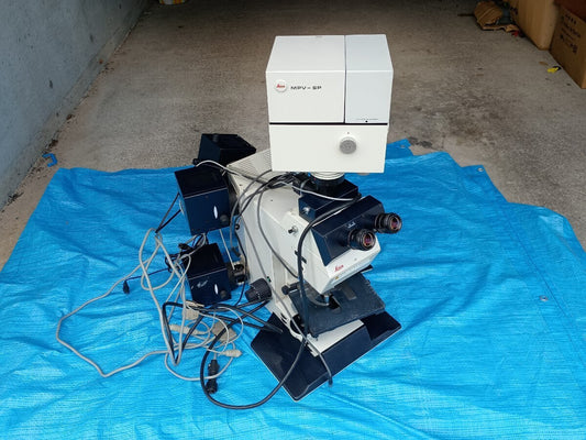 Leica Leica dmrx microscope MPV-SP spectrophotometer Mikroskople & systeme GmbH Wetzlar Type 020-525.705 Direct pickup Junk [f1212082373]