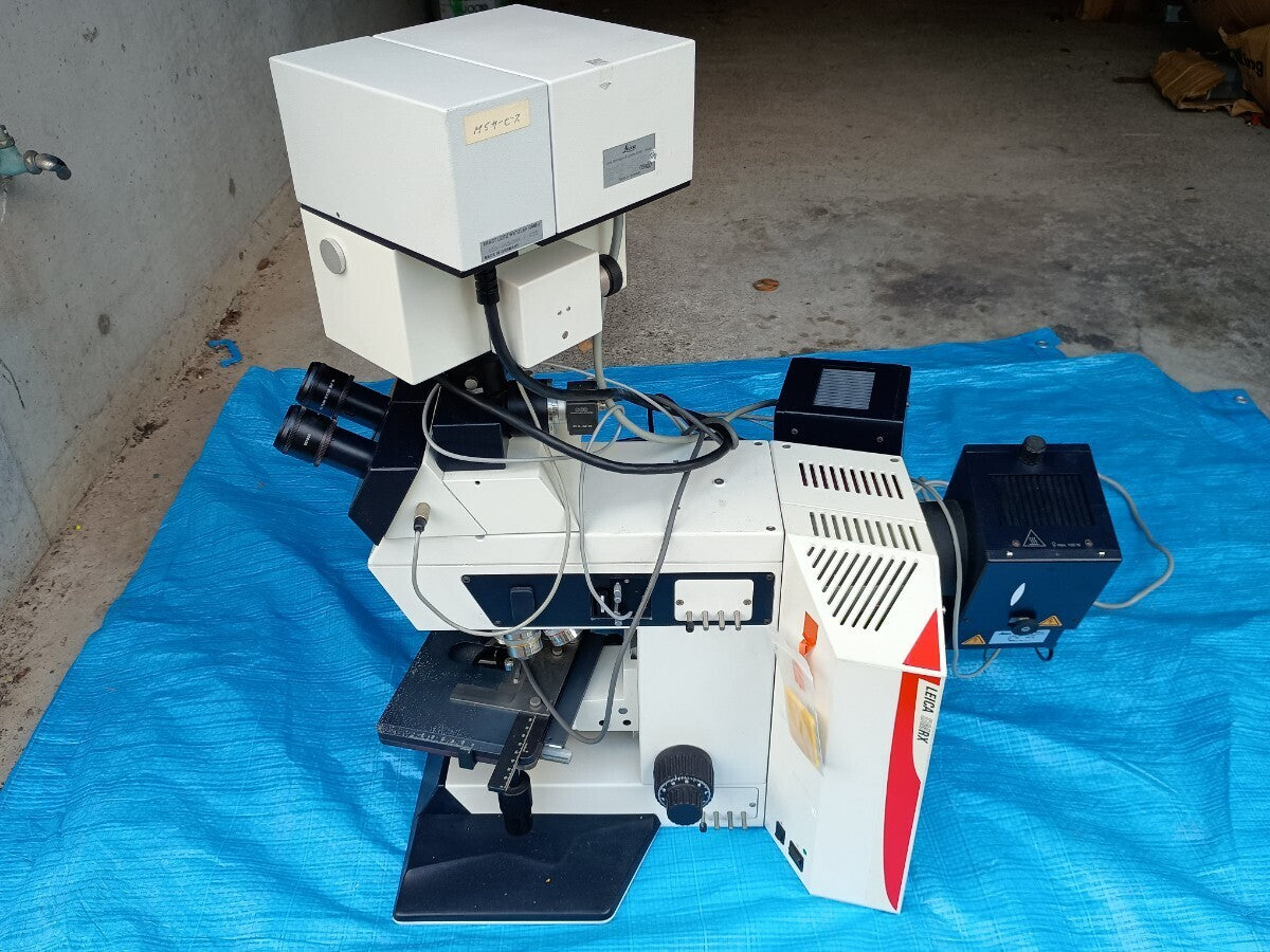 Leica Leica dmrx microscope MPV-SP spectrophotometer Mikroskople & systeme GmbH Wetzlar Type 020-525.705 Direct pickup Junk [f1212082373]