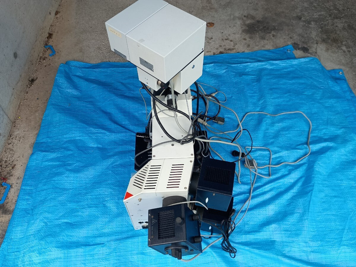 Leica Leica dmrx microscope MPV-SP spectrophotometer Mikroskople & systeme GmbH Wetzlar Type 020-525.705 Direct pickup Junk [f1212082373]