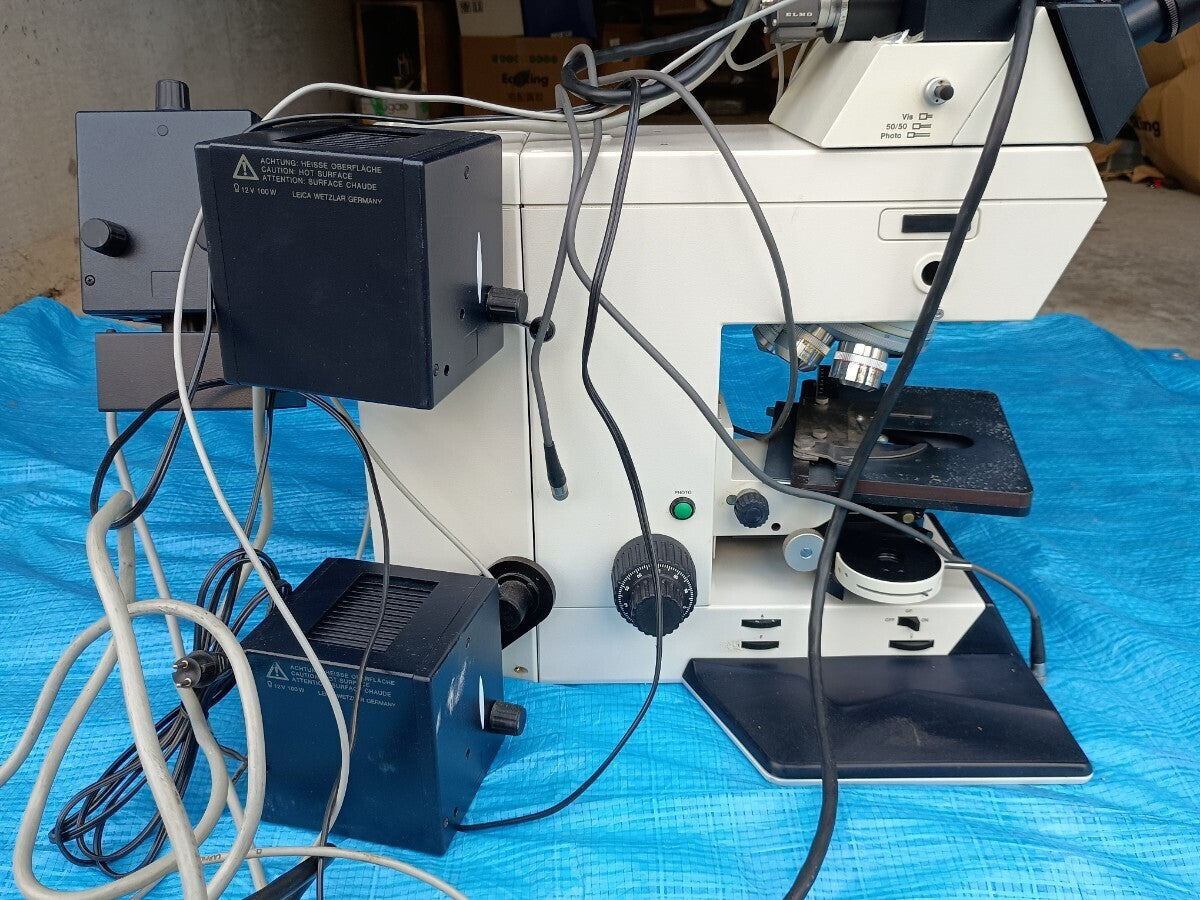 Leica Leica dmrx microscope MPV-SP spectrophotometer Mikroskople & systeme GmbH Wetzlar Type 020-525.705 Direct pickup Junk [f1212082373]