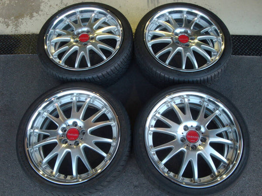 AME Sharen 19 inch Aluminum Wheels + MAXTREK 235/35ZR19 Tires + Continental 235/35ZR19 Tires Set of 4 [r1212278462]