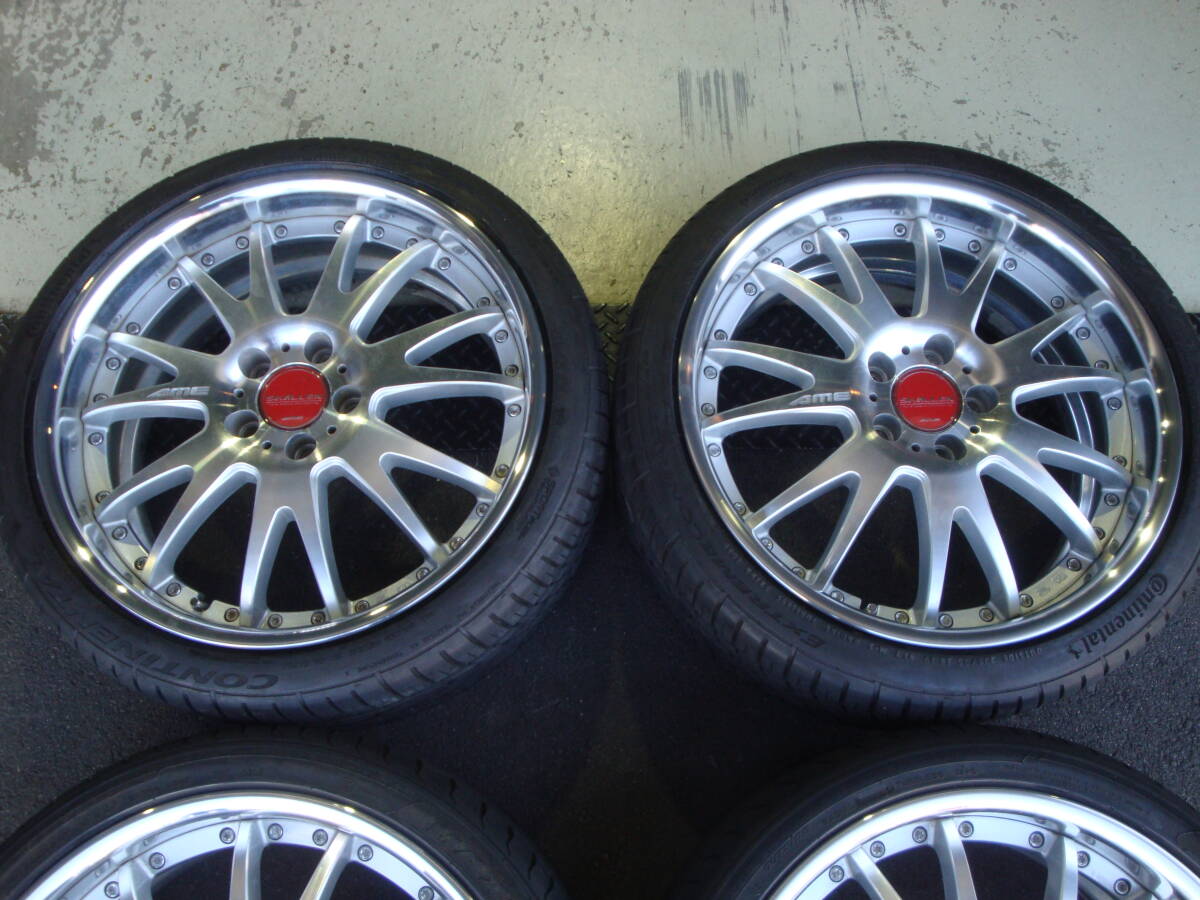 AME Sharen 19 inch Aluminum Wheels + MAXTREK 235/35ZR19 Tires + Continental 235/35ZR19 Tires Set of 4 [r1212278462]