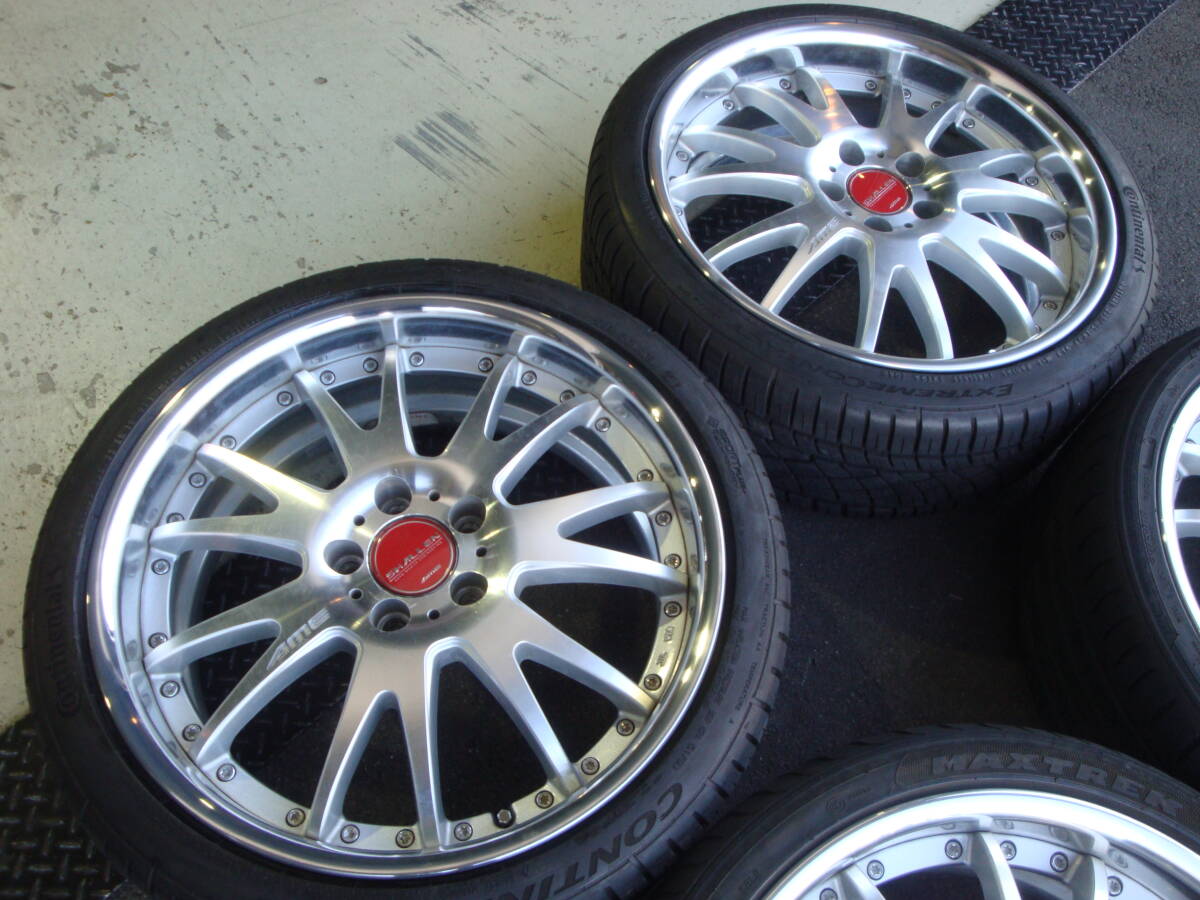 AME Sharen 19 inch Aluminum Wheels + MAXTREK 235/35ZR19 Tires + Continental 235/35ZR19 Tires Set of 4 [r1212278462]