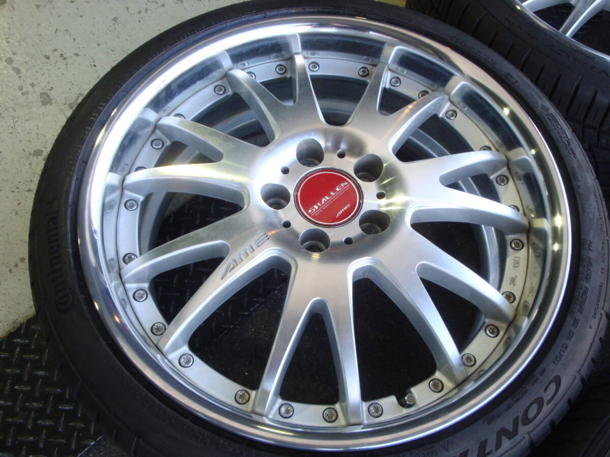 AME Sharen 19 inch Aluminum Wheels + MAXTREK 235/35ZR19 Tires + Continental 235/35ZR19 Tires Set of 4 [r1212278462]