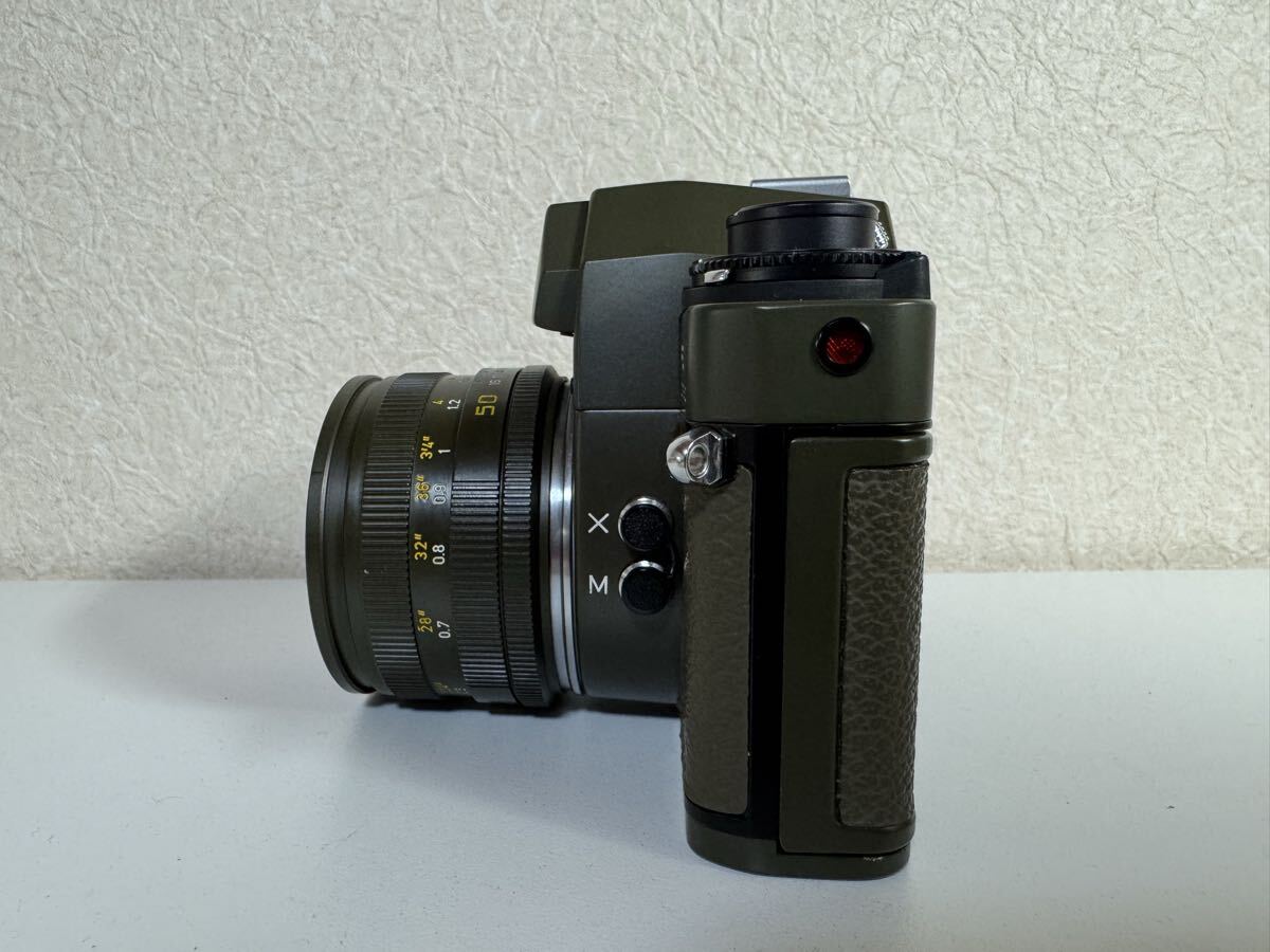 Leica R3 SAFARI Model Camera with SUMMICRON-R 50mm F2 Lens Olive Color [b1212524175]