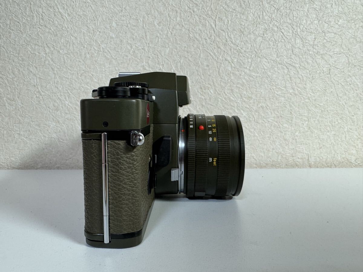Leica R3 SAFARI Model SUMMICRON-R 50mm F2 Lens Set Olive Color [b1212524175]