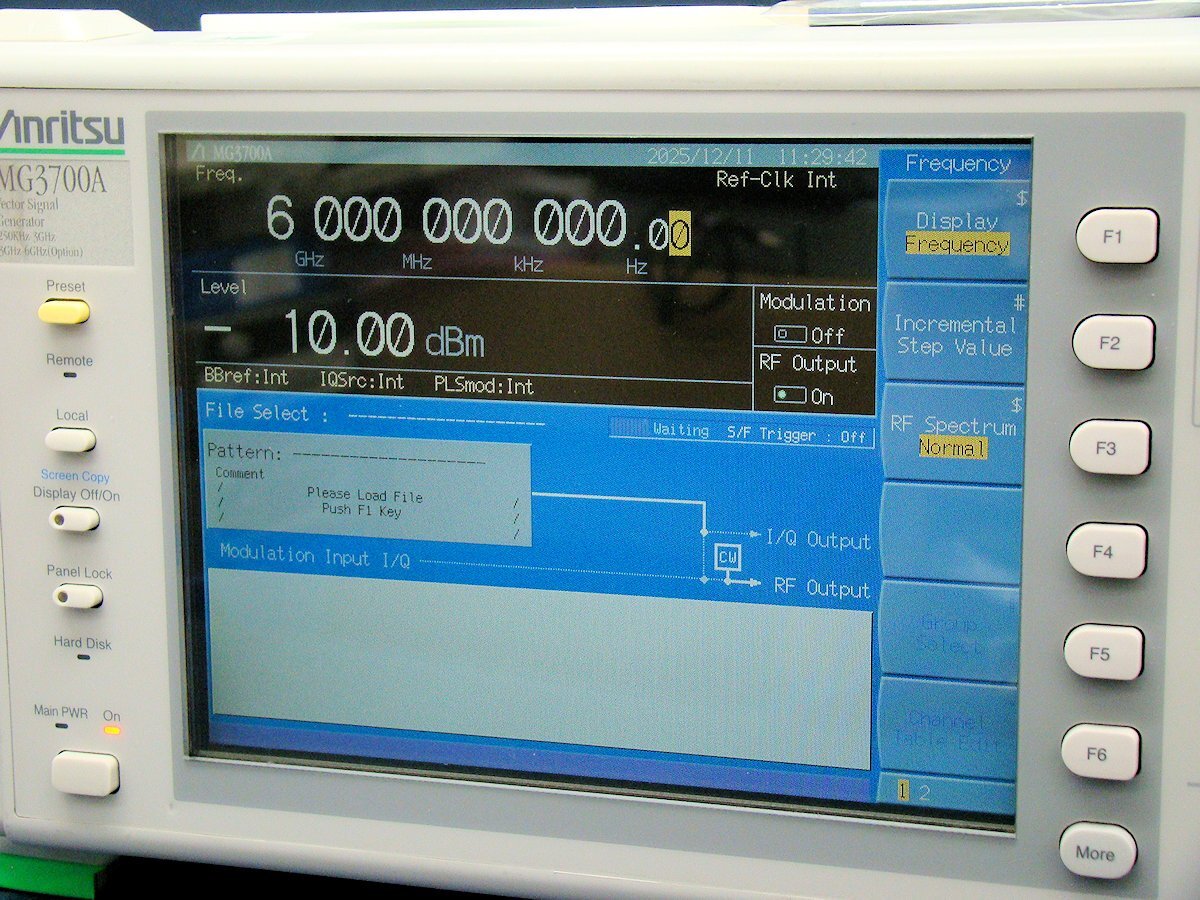 Anritsu MG3700A Vector Signal Generator 6GHz [t1212963022]