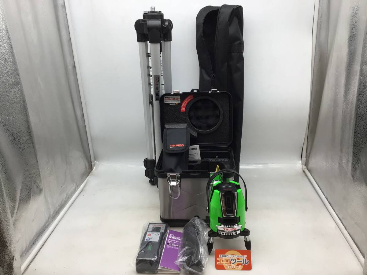 Tajima ZERO G KJY Receiver/Tripod Set Rectangular Cross Horizontal Laser Green [f1212980147]