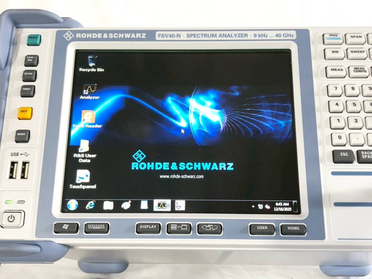 ROHDE&SCHWARZ FSV40-N Signal Spectrum Analyzer 9kHz to 40GHz [s1213011113]