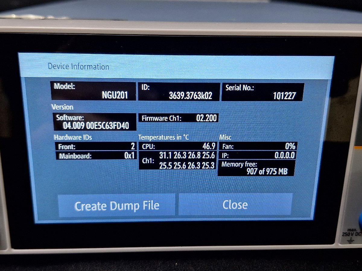 NBC R&S NGU201 Source Measure Unit [m1213006438]