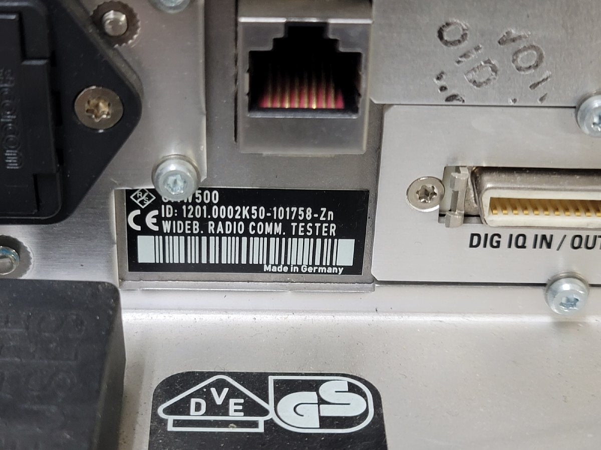 NBC R&S CMW500 Wideband Radio Communication Tester [e1213339403]