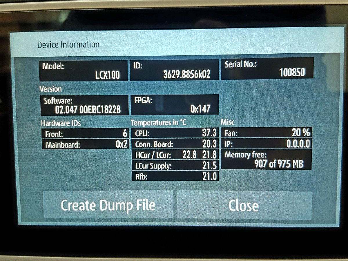 NBC R&S LCX100 LCR Meter DC 4 Hz to 300 kHz [p1213339247]