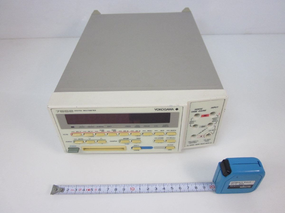 Yokogawa 7552 Digital Multimeter 5.5 Digits 4-Wire Resistance Measurement [l1213441144]