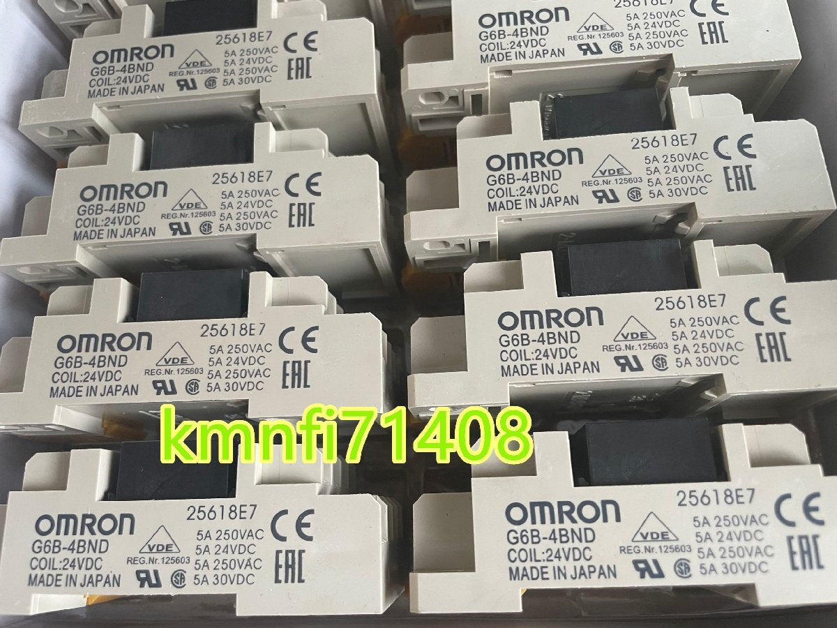 Mitsubishi Electric Omron G6B-4BND DC24V Terminal Relay 100 Piece Set [p1213552059]
