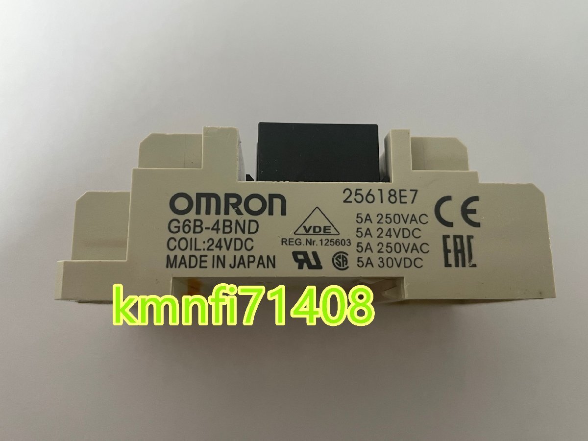 Mitsubishi Electric Omron G6B-4BND DC24V Terminal Relay 100 Piece Set [p1213552059]
