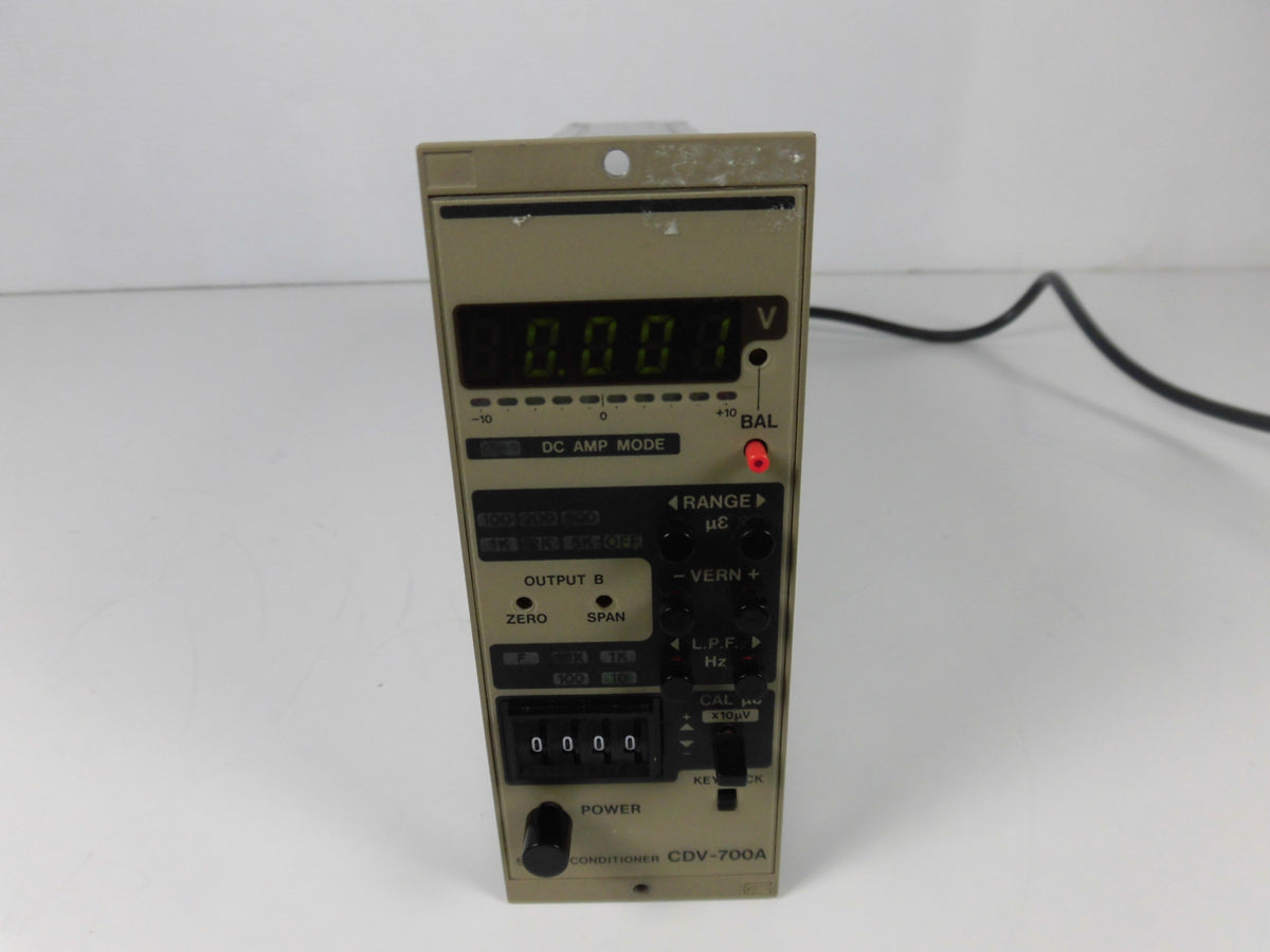 KYOWA CDV700A Strain Amplifier Dynamic Strain Meter [1213553747]