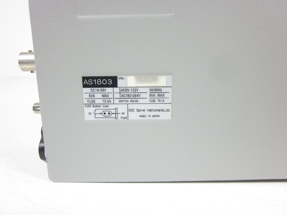 Dynamic Strain Meter AS1803 NEC Sanei Avio Strain Amplifier Signal Conditioner 1ch [q1213691653]