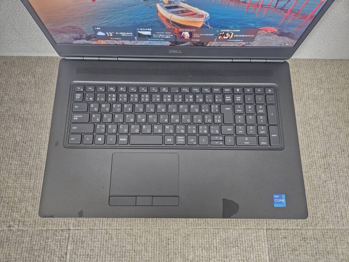 Dell Precision 7760 Mobile Workstation Intel Core i7-11850H 32GB M.2 SSD 512GB NVIDIA Quadro RTX A3000 [n1213683817]