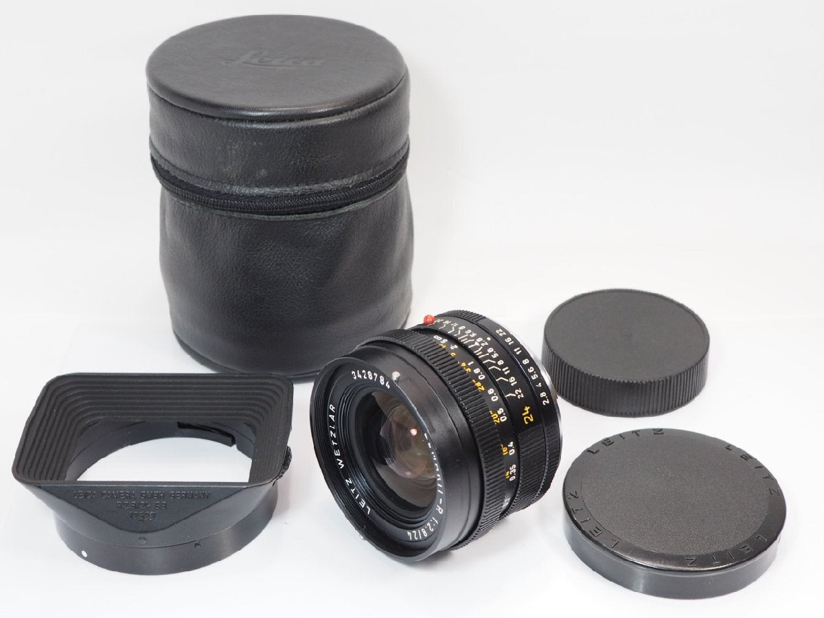 LEICA ELMARIT-R 24mm F2.8 Lens with Genuine Hood and Case [p1213691074]