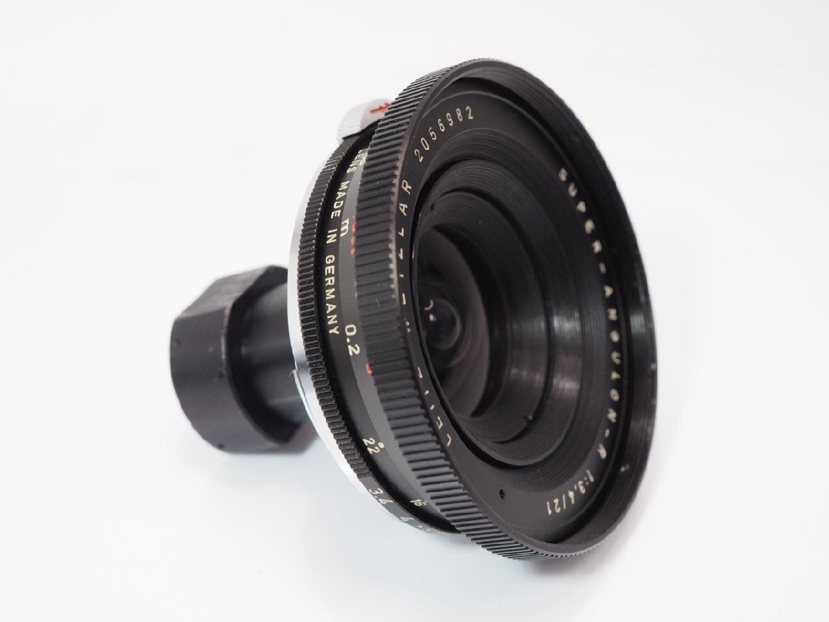 Leitz Super-Angulon-R 21mm F3.4 Lens 12511E VIII with Hood [u1213702854]