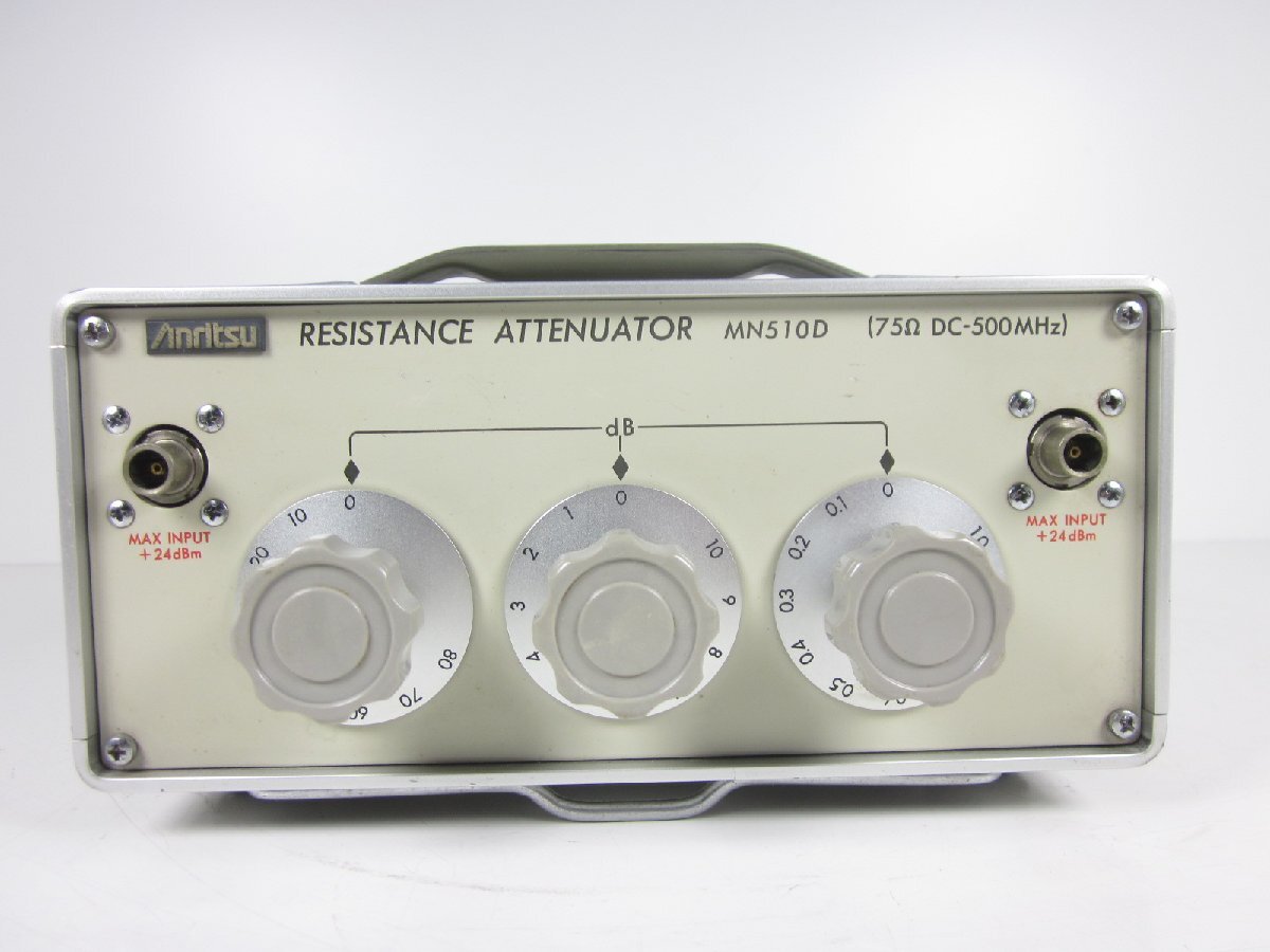 Anritsu MN510D Variable Resistance Attenuator 91dB 500MHz 0.25W 75Ω SP Type [d1213808643]