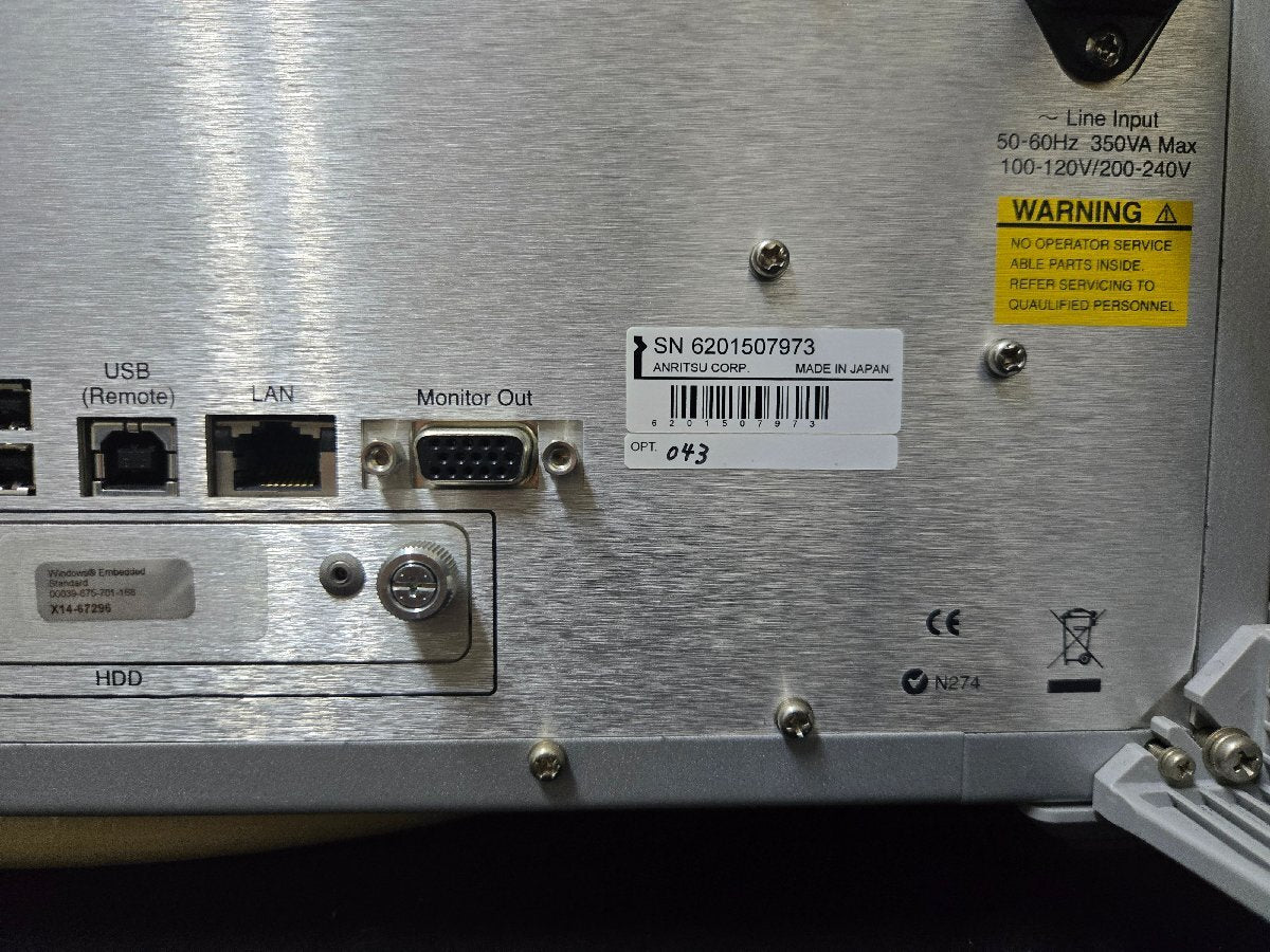 Anritsu MS2830A Signal Analyzer 9kHz-13.5GHz Opt. 043 [x1213828017]