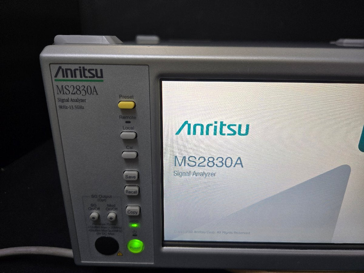 Anritsu MS2830A Signal Analyzer 9kHz-13.5GHz Opt. 043 [x1213828017]