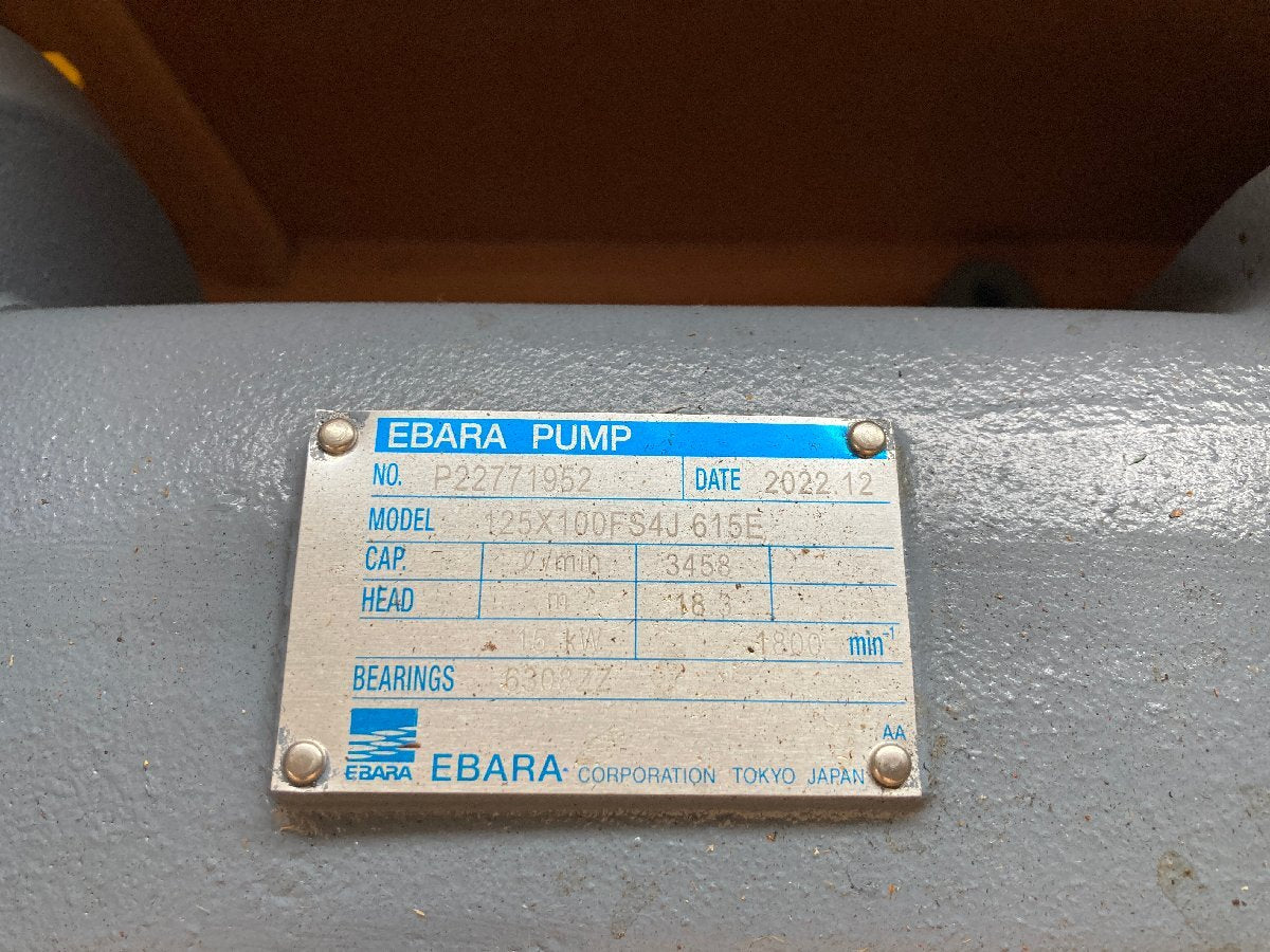 EBARA 125X100FS4J615 Centrifugal Pump [1213829606]