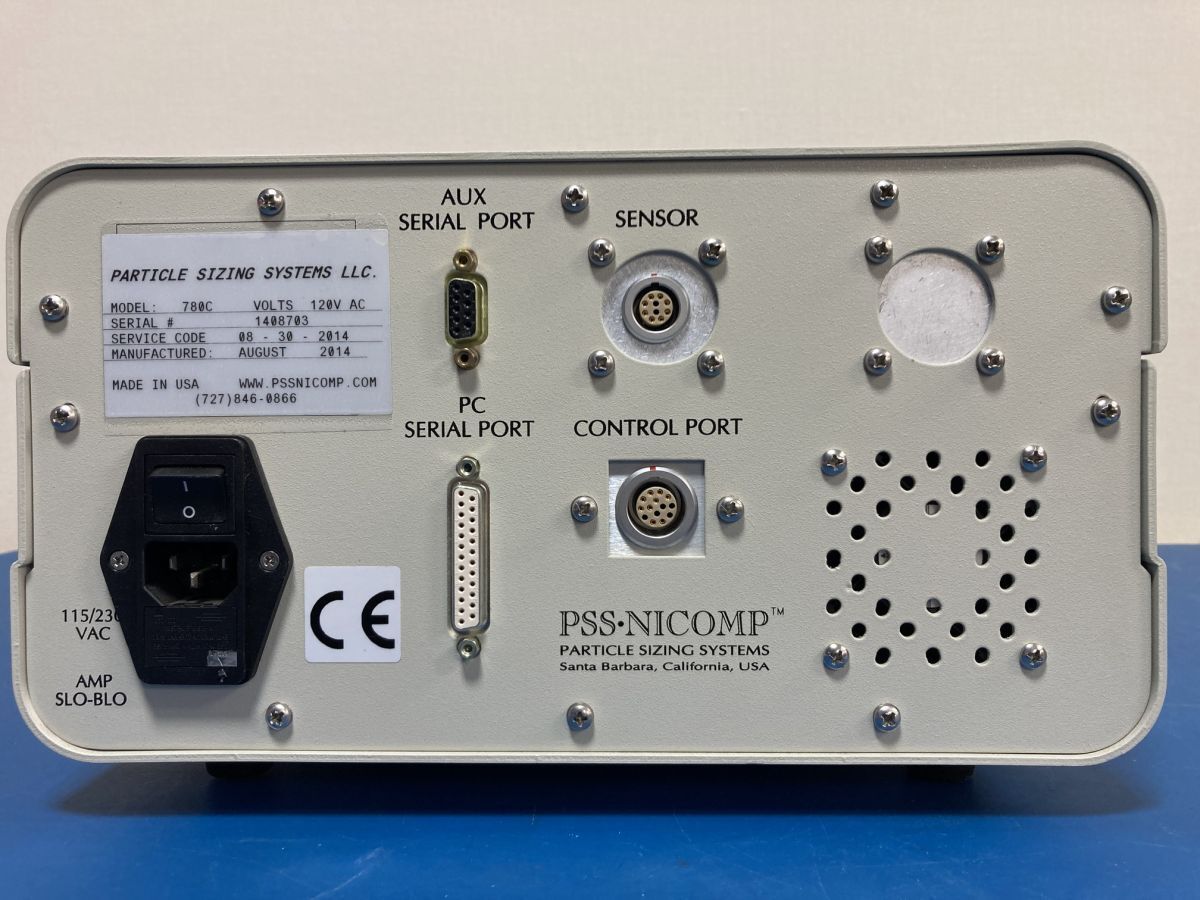 Entegris Nicomp AccuSizer 780 Particle Size Analyzer [o1214084150]