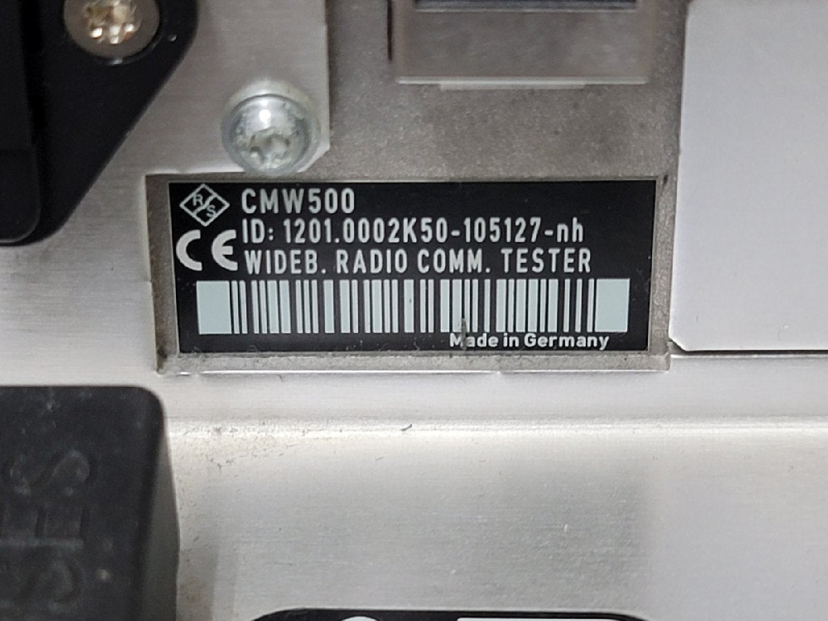 NBC R&S CMW500 Wideband Radio Communication Tester [c1214327252]