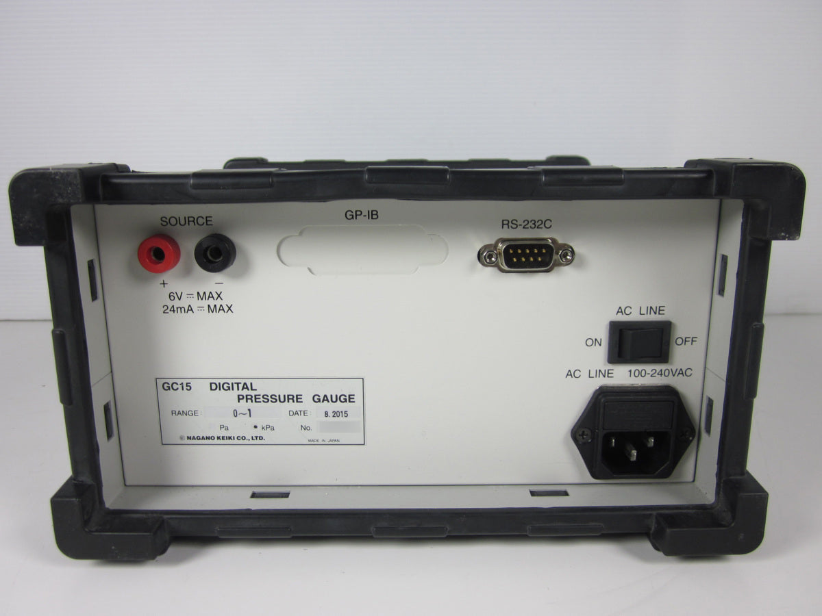 Nagano Keiki GC15 Digital Differential Pressure Gauge Manometer [o1214815581]
