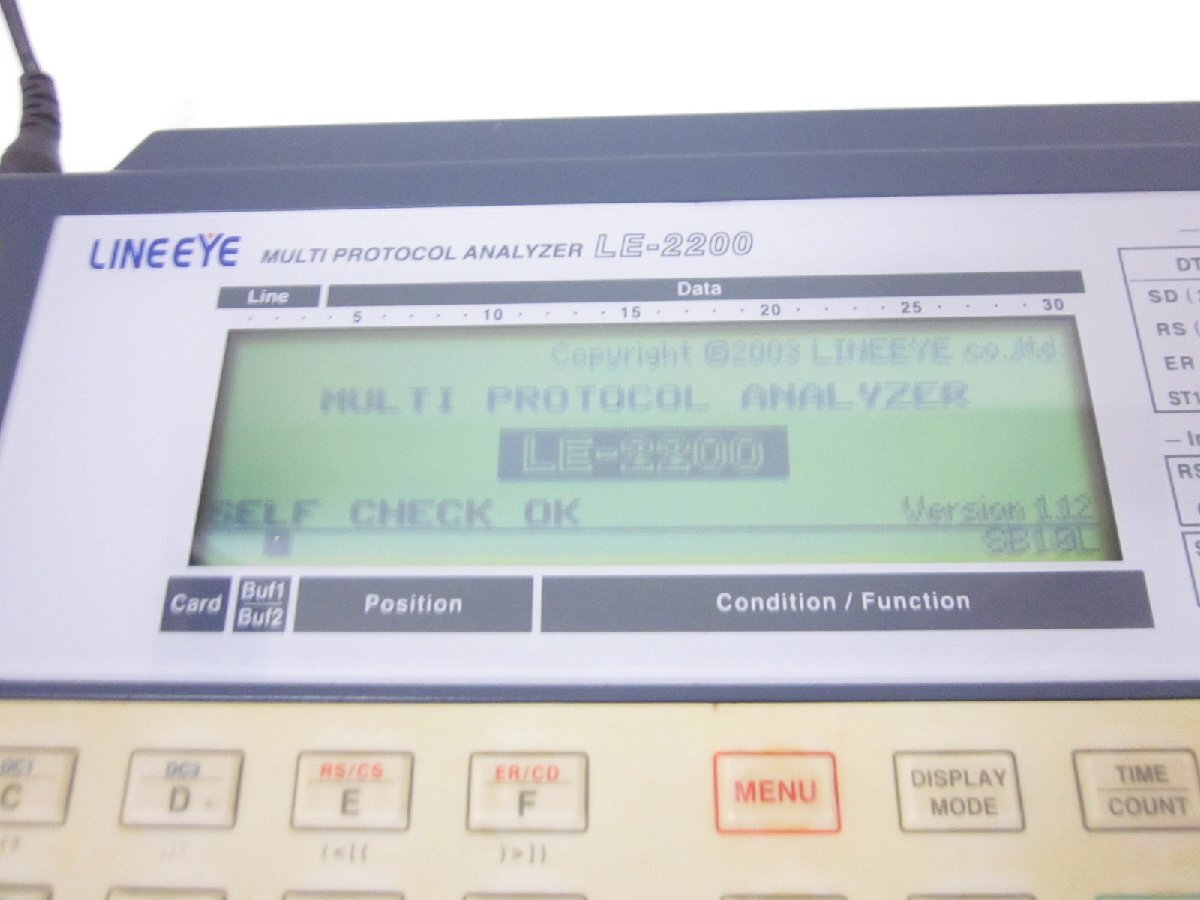 LINE EYE LE2200 Multi-Protocol Analyzer [e1214824352]