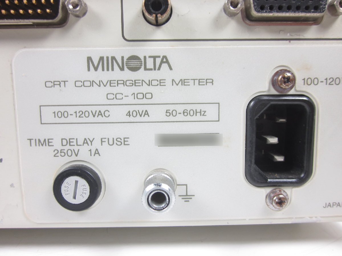 Konica Minolta CC-100 CRT Convergence Meter [k1214814045]