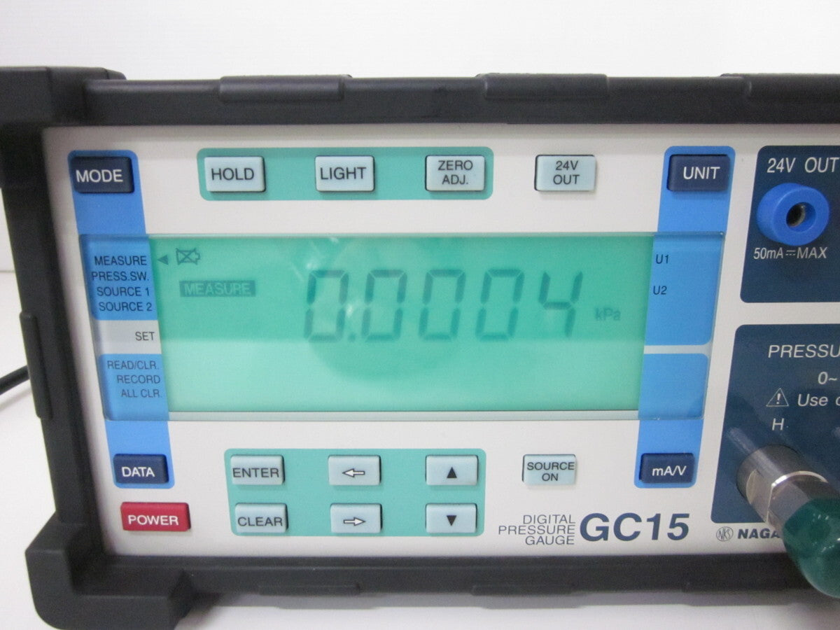 Nagano Keiki GC15 Digital Differential Pressure Gauge Manometer [o1214815581]