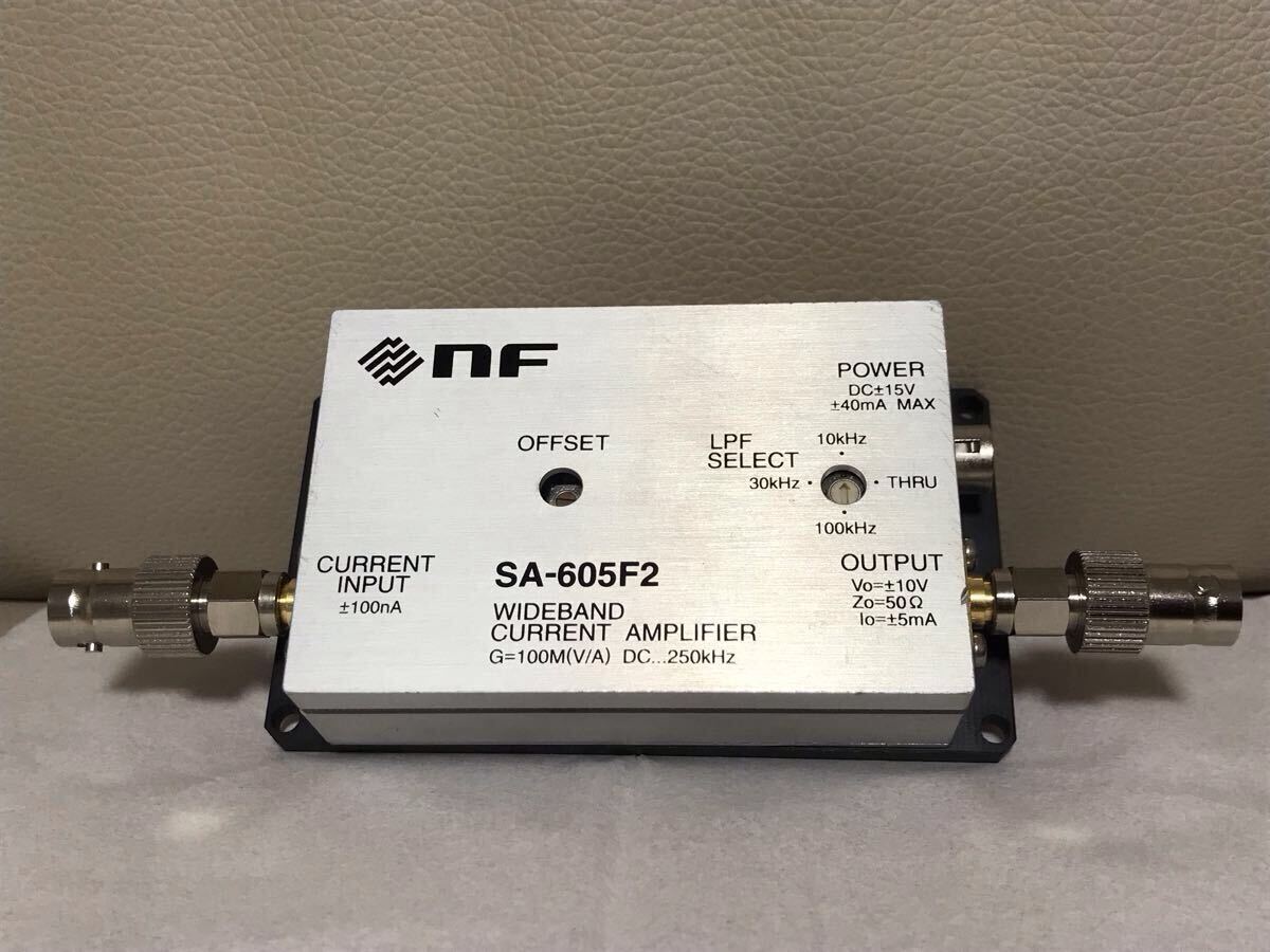 NF SA-605F2 Wideband Current Amplifier DC~250kHz Gain 100M(V/A) [m1214840540]