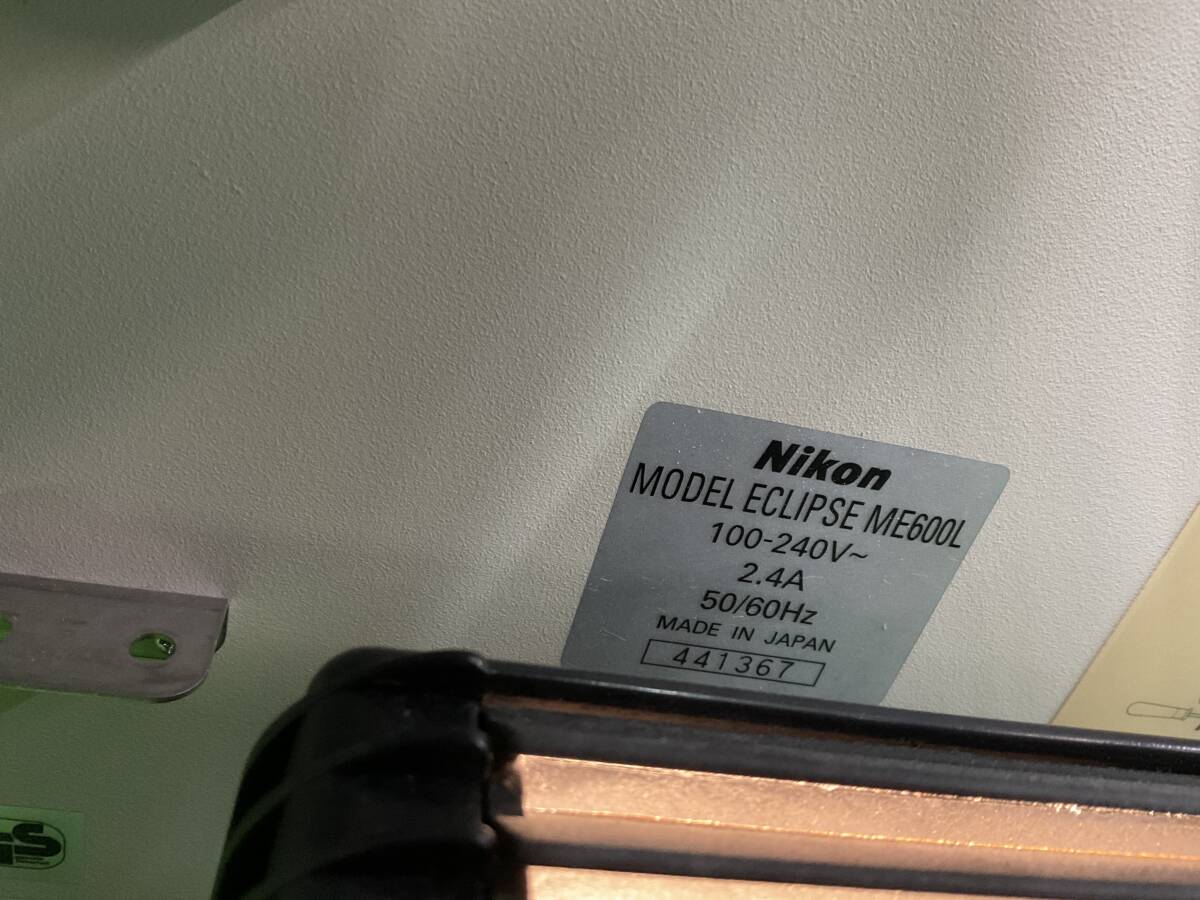 Nikon ME600L Metal Precision Microscope Eyepiece Plan Fluor 40×0.75 DIC 20×0.50 DIC 10×0.30 DIC [v1215260331]