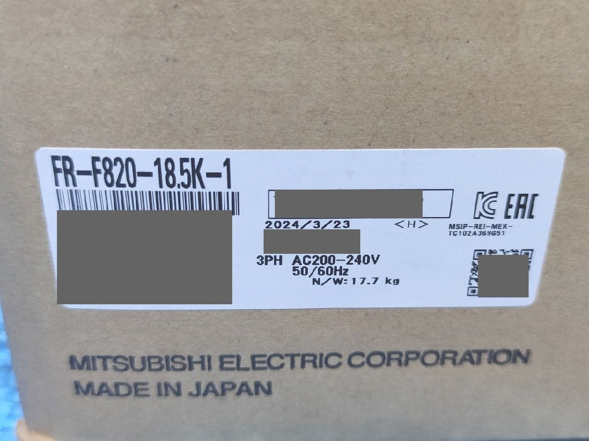 Mitsubishi FR-F820-18.5K-1 Variable Frequency Drive [l1215527826]
