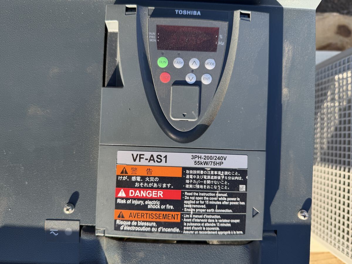 TOSHIBA VFAS1-2550P Inverter 55KW 84KVA 75HP 3PH 200/240V [w1215595458]