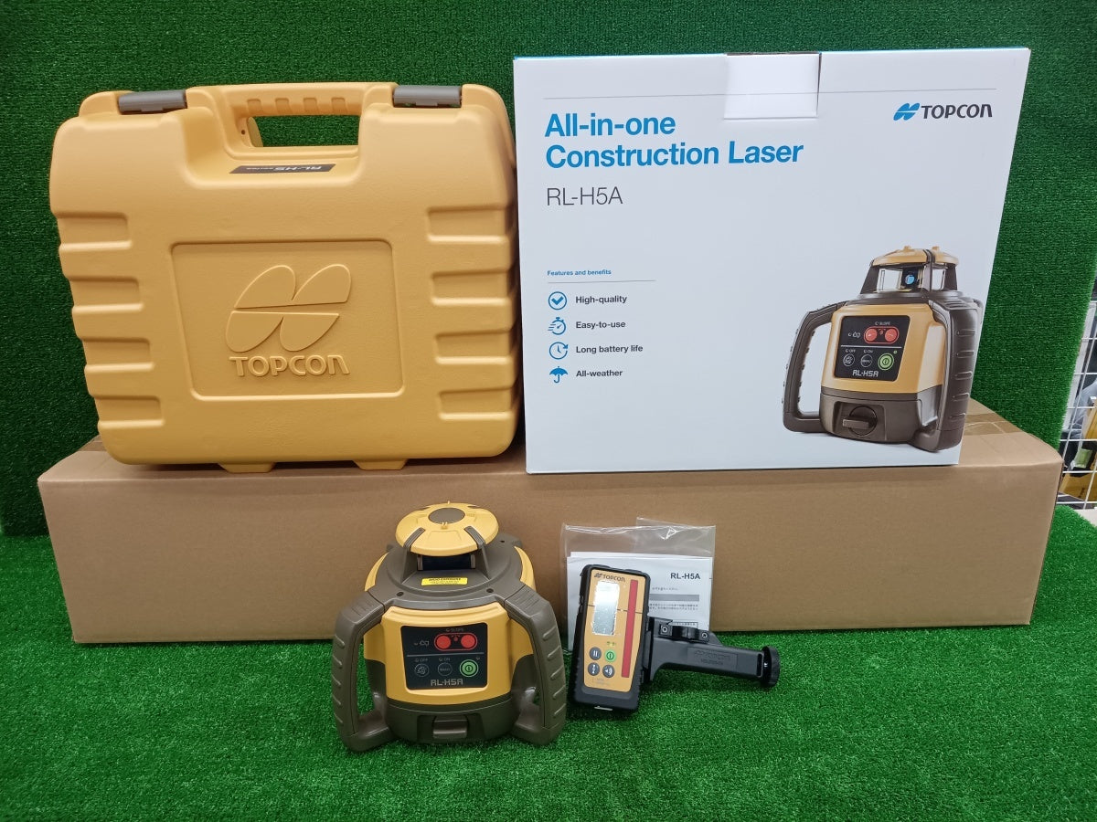 TOPCON RL-H5A Rotating Laser Receiver LS-100D with Tripod [x1215644738]