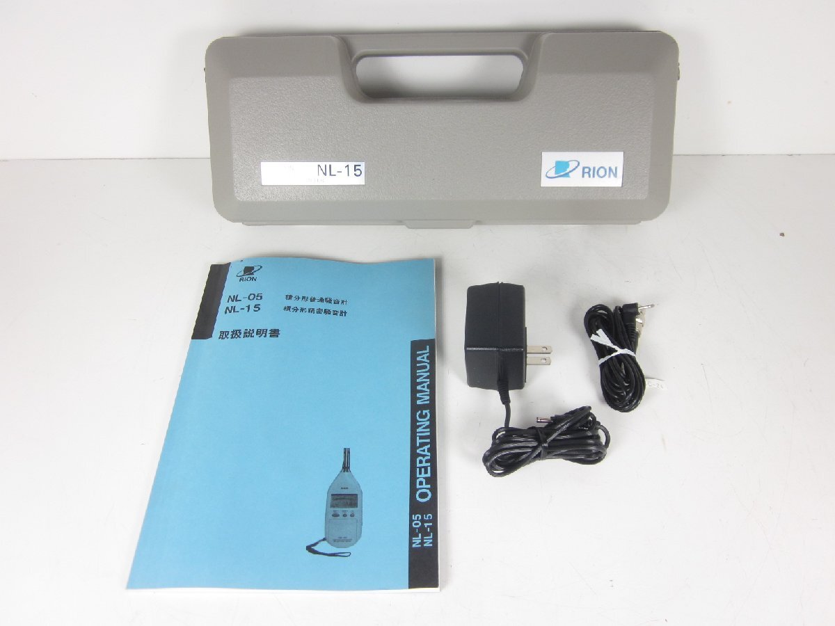 RION NL-15 Sound Level Meter [n1215900304]