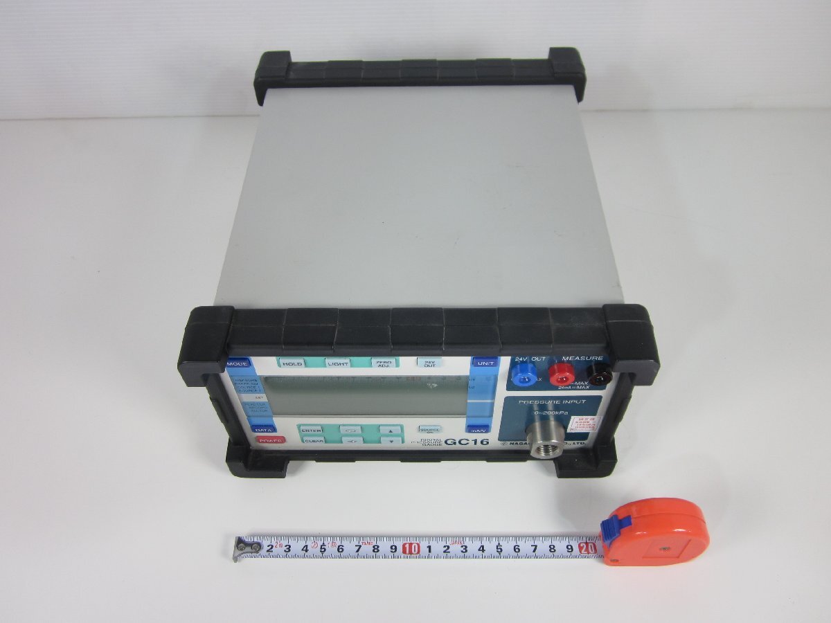 Nagano Keiki GC16 Digital Pressure Gauge 0 to 200kPa [r1215901609]