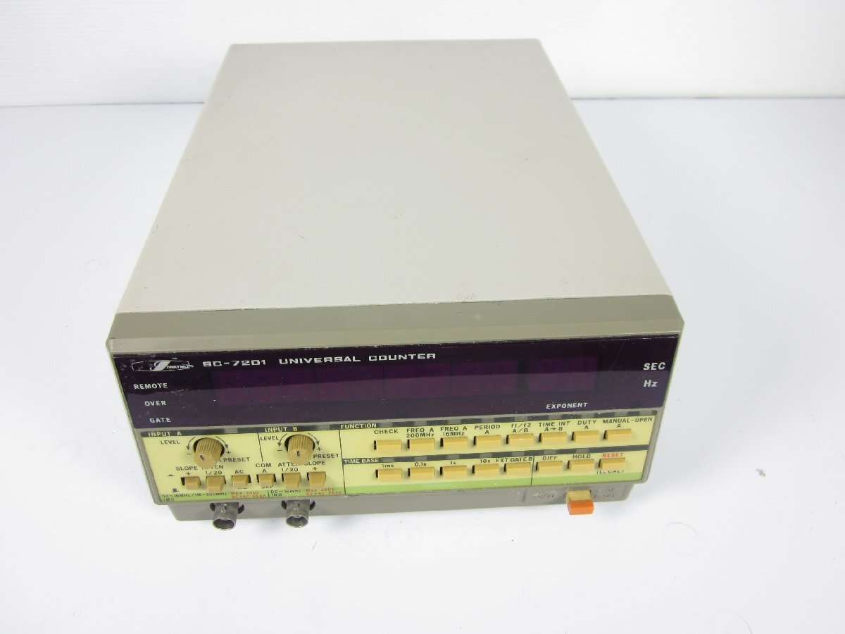 Iwasaki Tsushinki SC-7201 Universal Counter 1mHz to 200MHz [c1215896920]