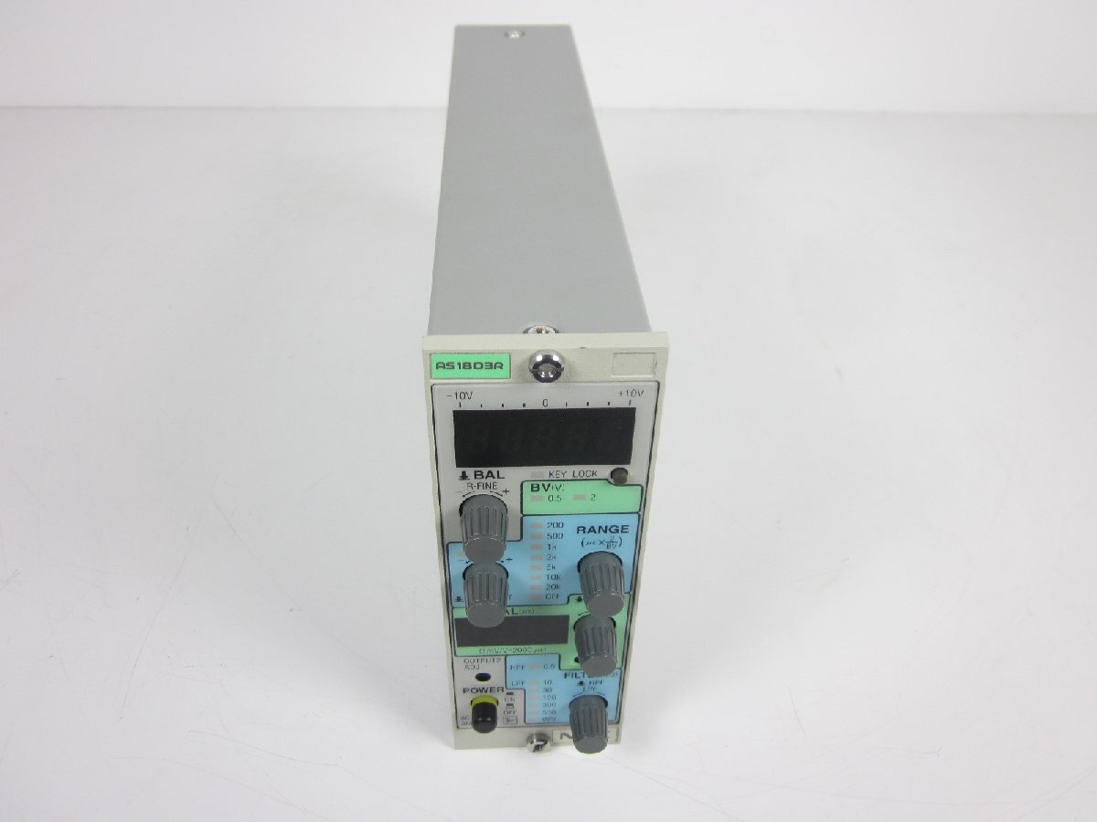 Dynamic AS1803R Strain Meter NEC Sanei Avio Signal Conditioner [x1215897459]