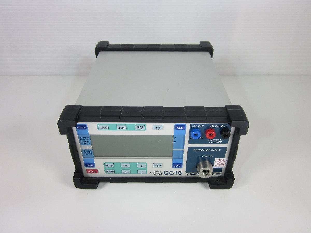 Nagano Keiki GC16 Digital Pressure Gauge 0 to 200kPa [r1215901609]